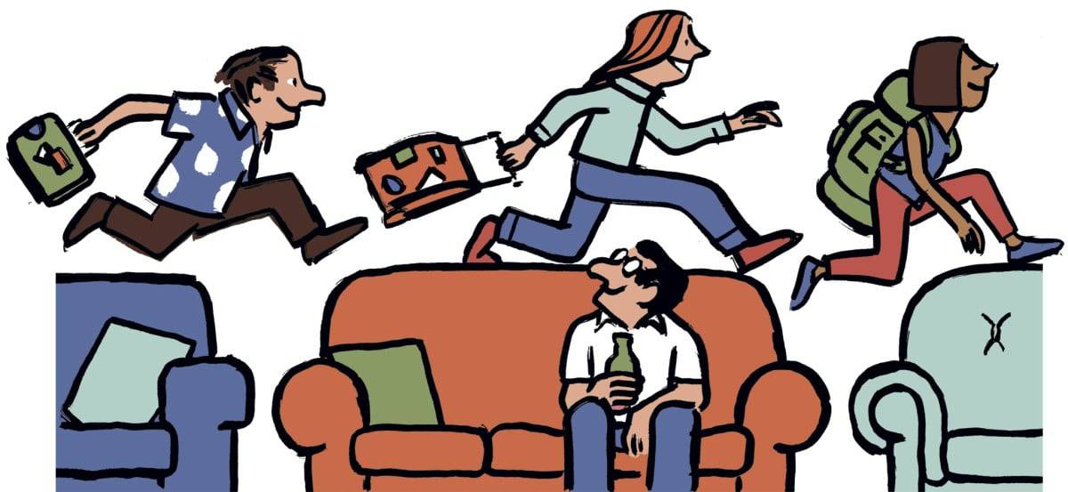 Cos’è  come funziona il Couchsurfing?