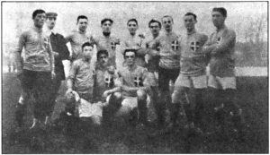 Prima foto nazionale italiana calcio 1911