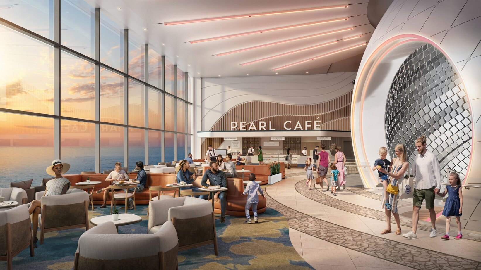 Pearl Cafe a bordo della Icon Class Royal Caribbean